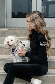 Dog Mom Essentials Full Zip Jacket - Black 