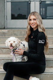 Dog Mom Essentials Full Zip Jacket - Black 
