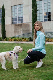 Dog Mom Essentials Full Zip Jacket - Blue 