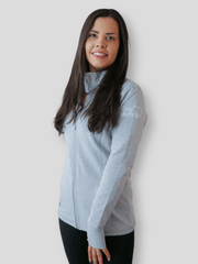 Dog Mom Essentials Full Zip Jacket - Grey 