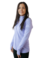 Dog Mom Essentials Full Zip Jacket - Lilac