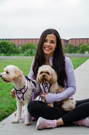 Dog Mom Essentials Full Zip Jacket - Lilac 