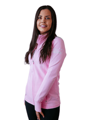 Dog Mom Essentials Full Zip Jacket - Pink