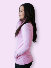 Dog Mom Essentials Full Zip Jacket - Pink 