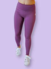 Dog Mom Everyday Leggings - Purple 