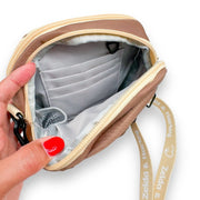 Dog Mom Bag - Mocha and Cream 