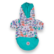Doggosaurus Rex Reversible Dog Raincoat 