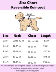 Doggosaurus Rex Reversible Dog Raincoat 