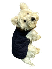 Ziggy Quilted Denim Dog Coat 