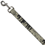 Dog Leash - Doodle1/Paint Drips Cream/Black