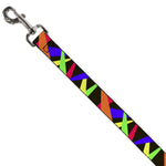 Dog Leash - Spotlight Black/Multi Neon