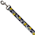 Dog Leash - Bugs Bunny Poses/Stars Navy